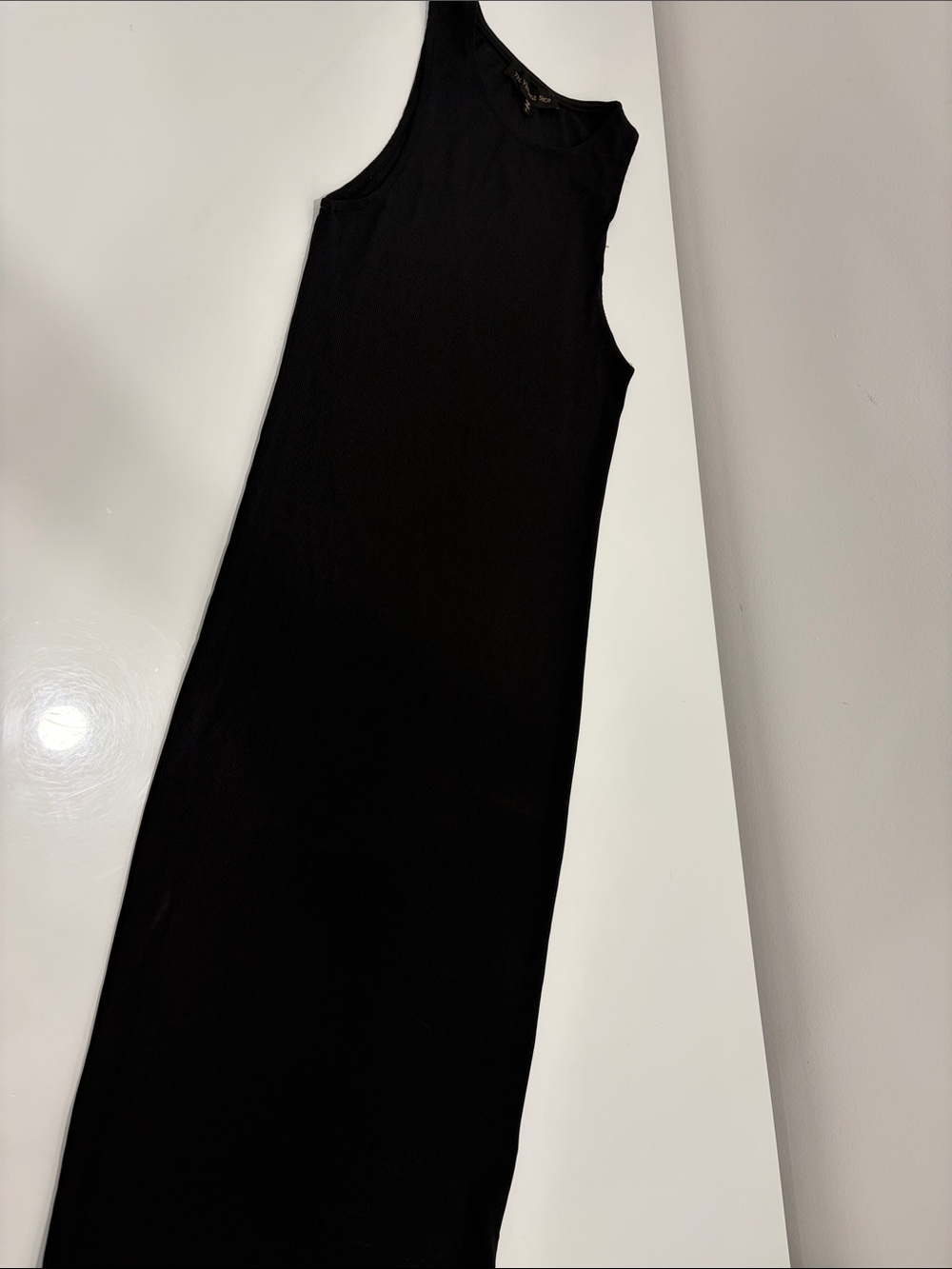 Mendocino Black Sleeveless Maxi Tank Dress